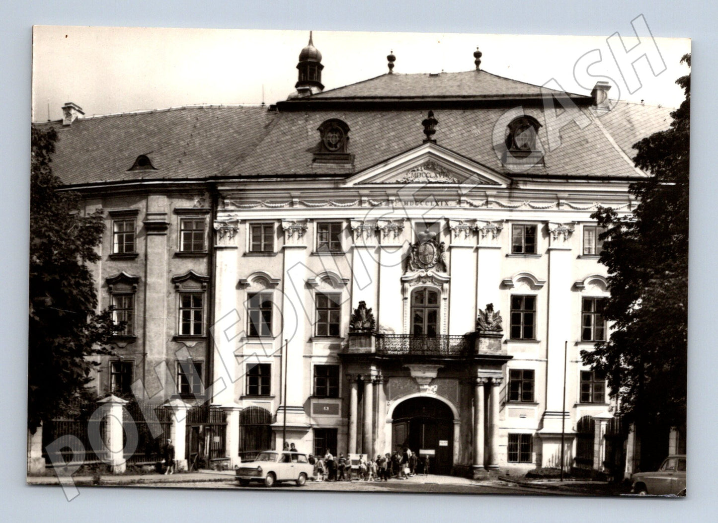 Pohlednice Bruntál průčelí zámku (M32289)