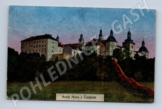 Pohlednice Svatá Hora v Čechách 1914 (M3229)