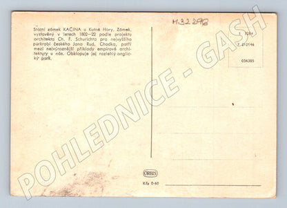 Pohlednice Kačina zámek u Kutné Hory (M32296)