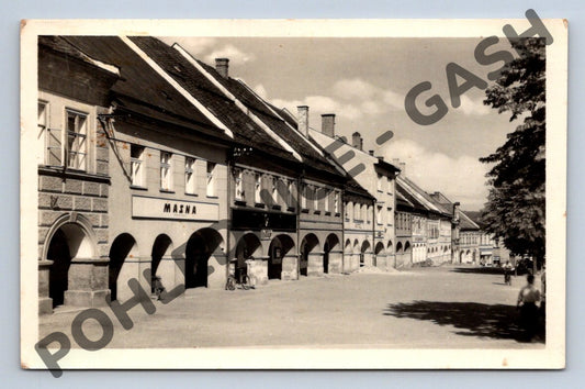 Pohlednice Letohrad náměstí historická malý formát (M323)