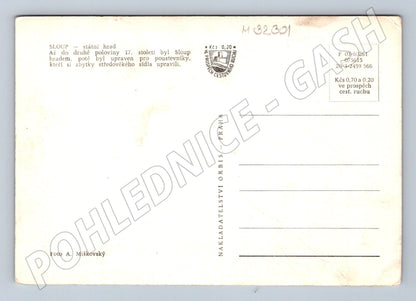 Pohlednice Sloup v Čechách skalní hrad (M32301)