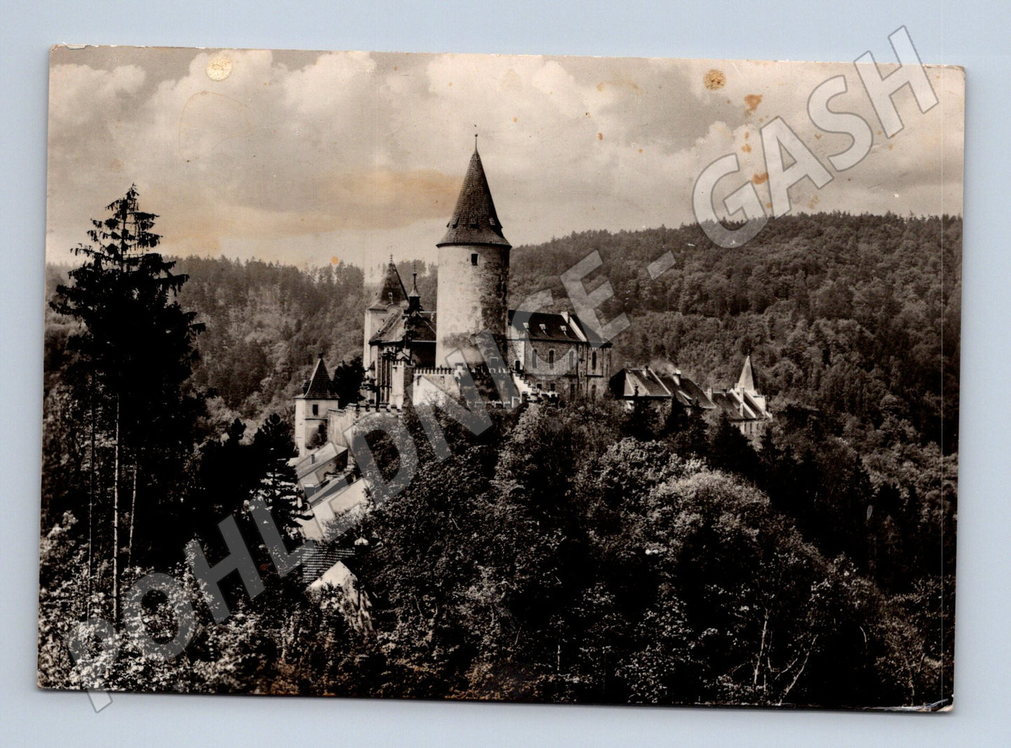 Pohlednice Křivoklát hrad 1960 (M32308)