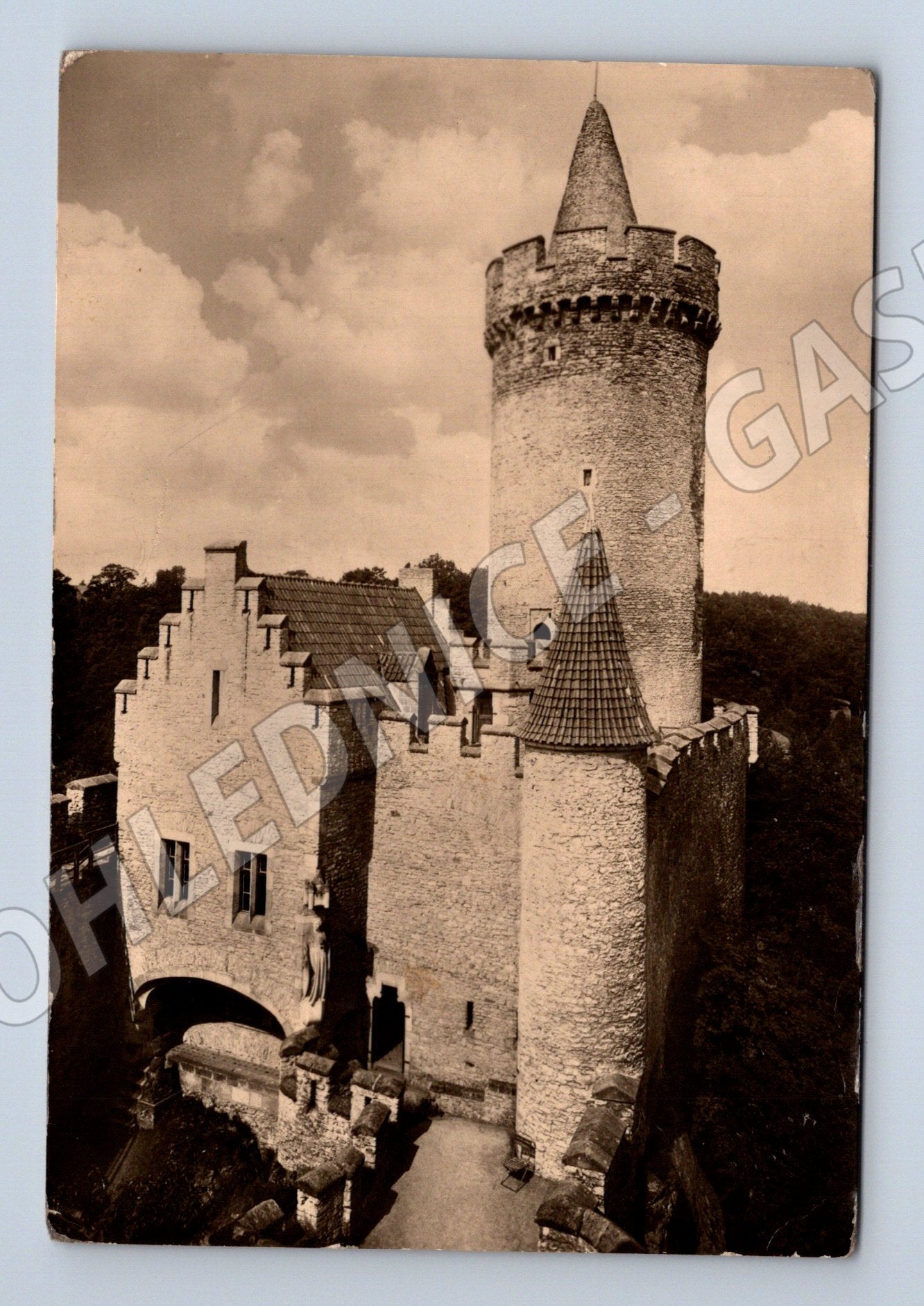 Pohlednice Kokořín hrad 1950s (M32310)
