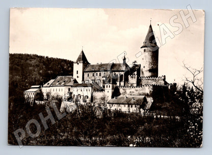 Pohlednice Křivoklát hrad 1957 (M32311)