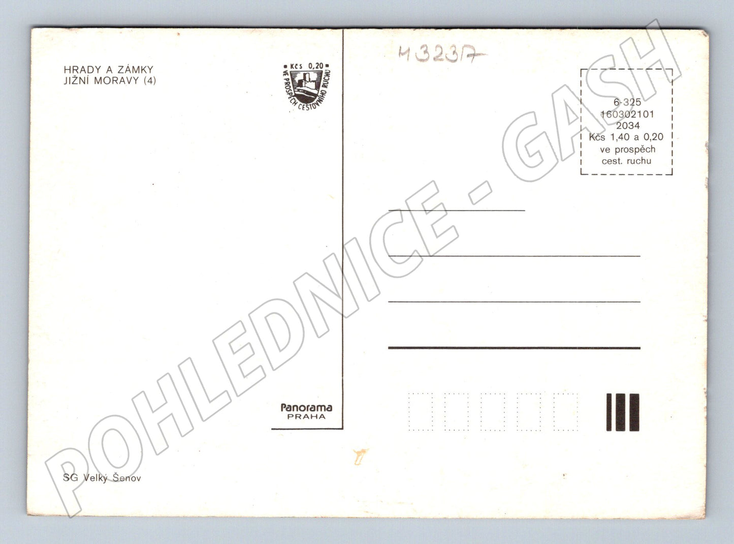 Pohlednice Jižní Morava hrady a zámky (M32317)