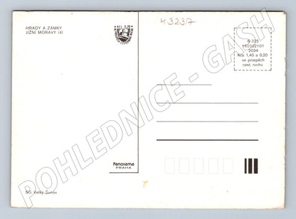 Pohlednice Jižní Morava hrady a zámky (M32317)