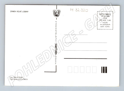 Pohlednice Velké Losiny Zámek 1932 (M32320)