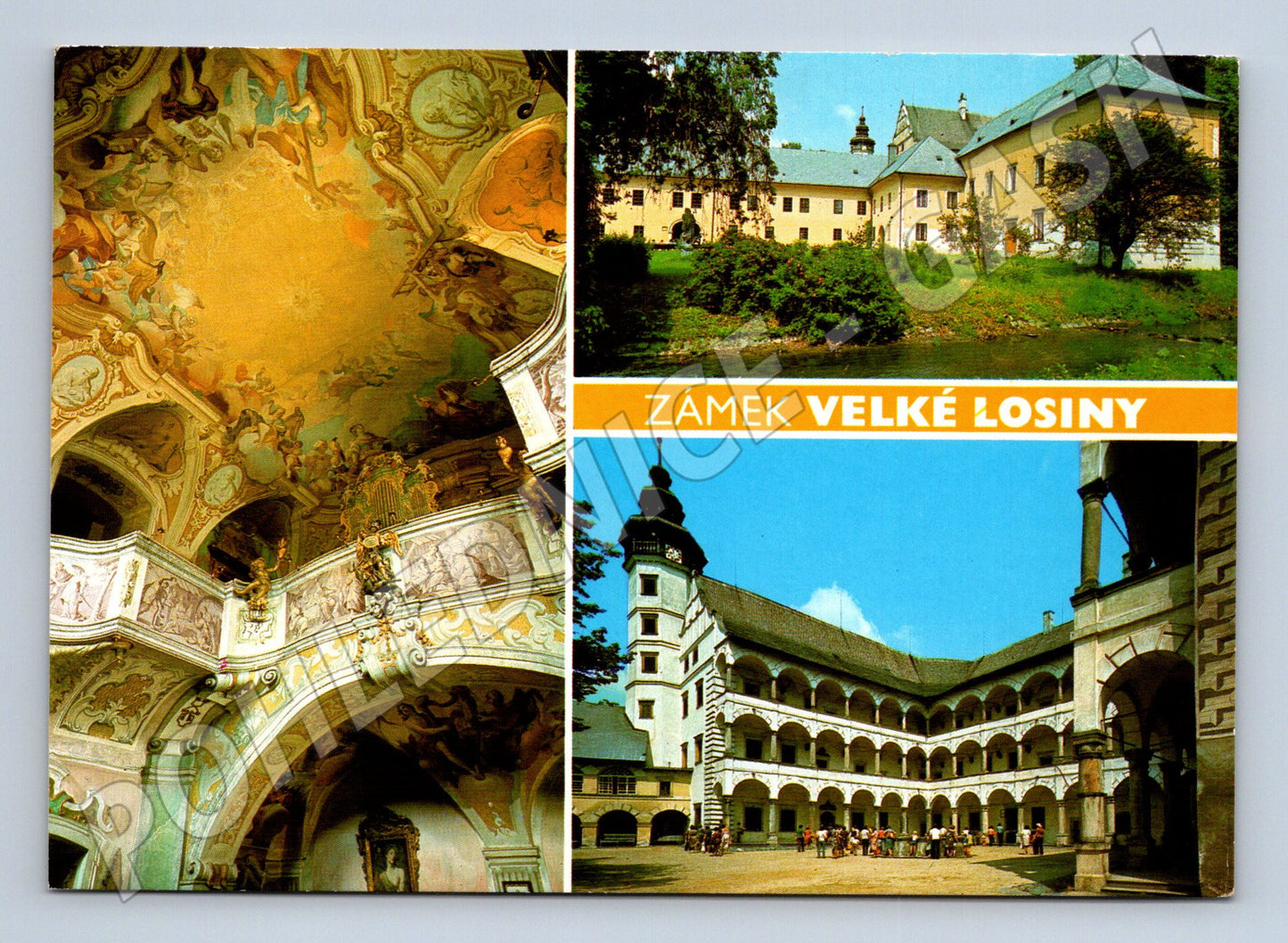 Pohlednice Velké Losiny Zámek (M32323)