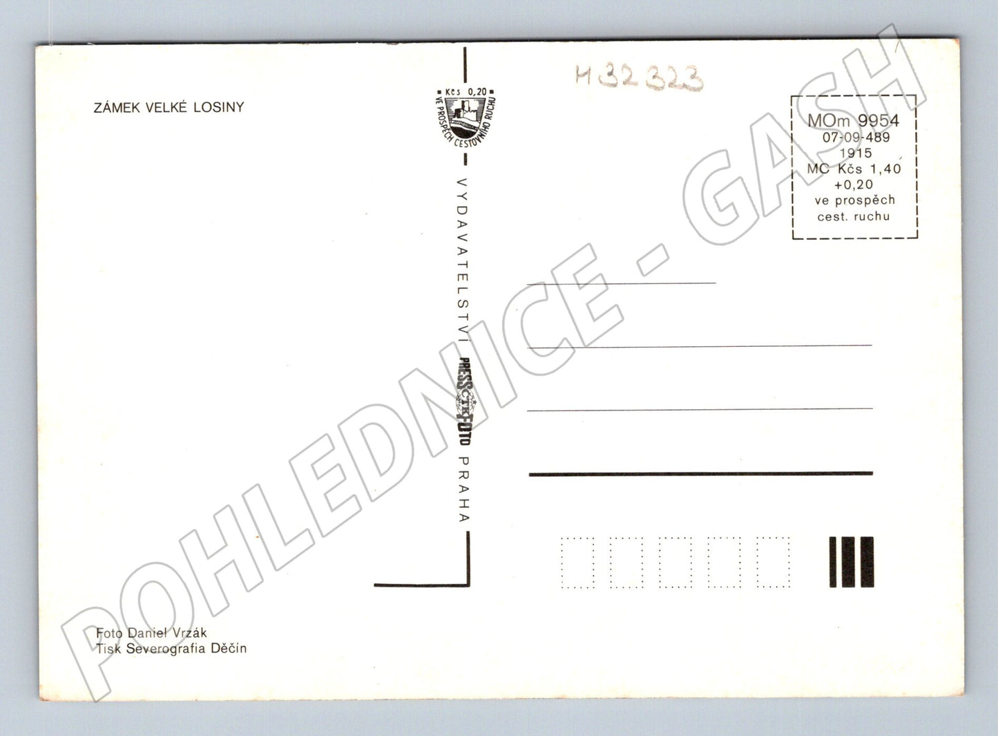 Pohlednice Velké Losiny Zámek (M32323)