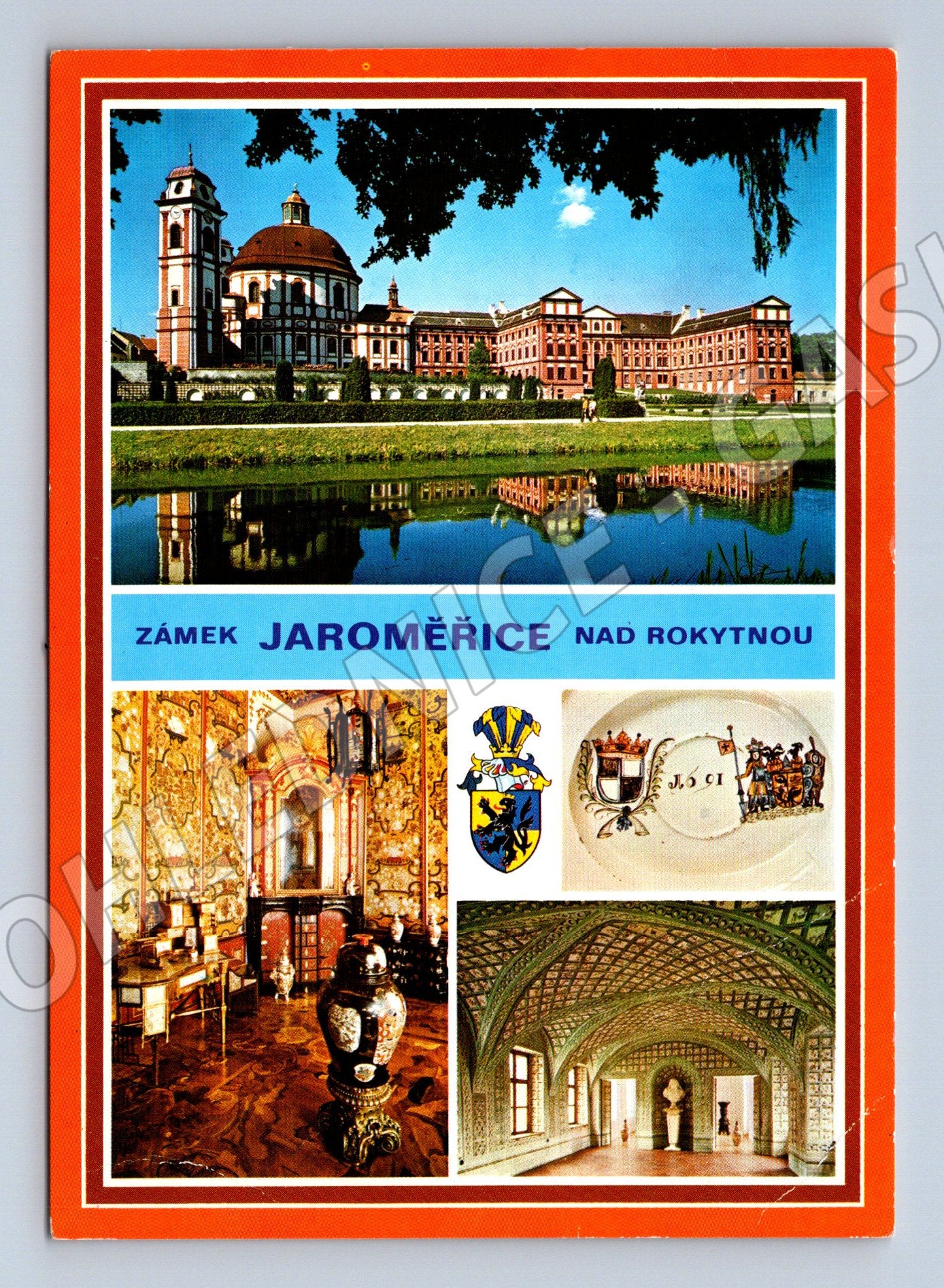 Pohlednice Jaroměřice nad Rokytnou zámek 1976 (M32331)