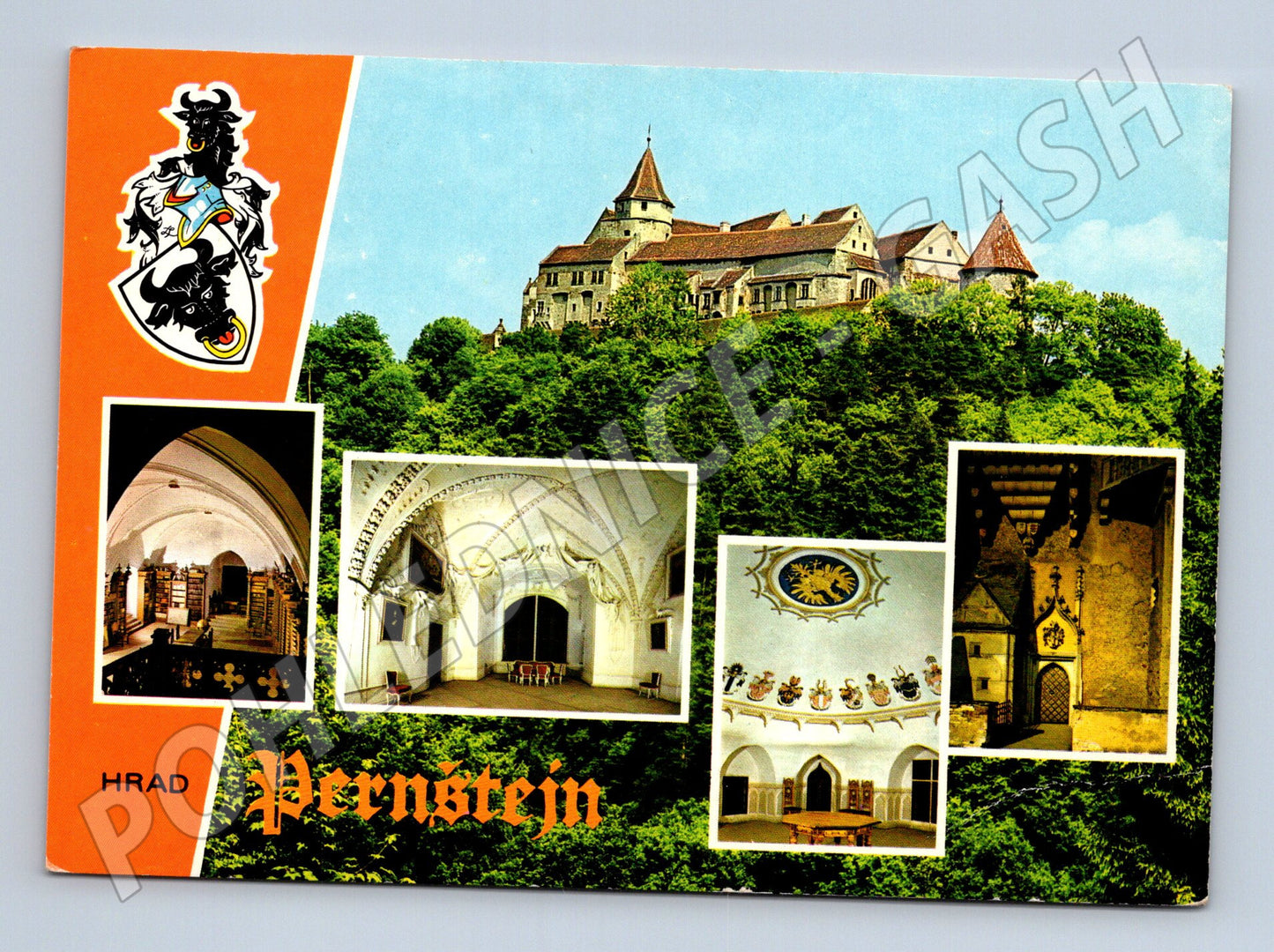 Pohlednice Pernštejn hrad multizáběry (M32332)