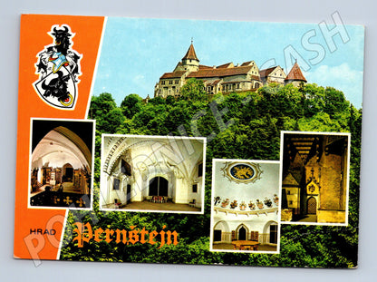Pohlednice Pernštejn hrad multizáběry (M32332)