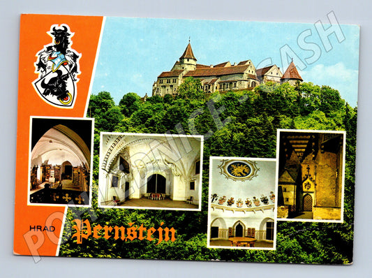 Pohlednice Pernštejn hrad multizáběry (M32332)