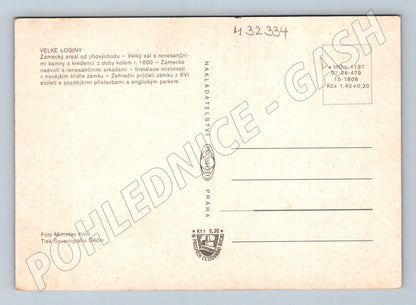 Pohlednice Velké Losiny zámek multi-view (M32334)