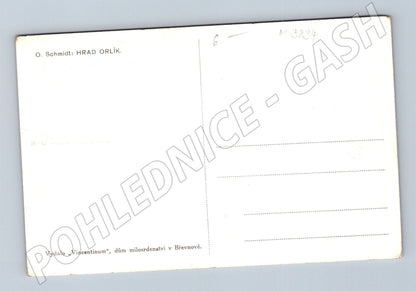 Pohlednice hrad Orlík O Schmidt Vincentinum (M3234)