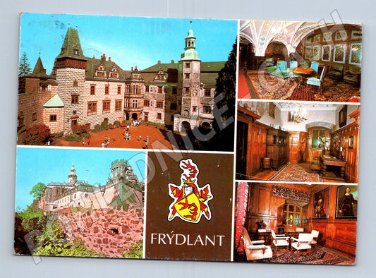 Pohlednice Frýdlant hrad a zámek multi-view (M32341)