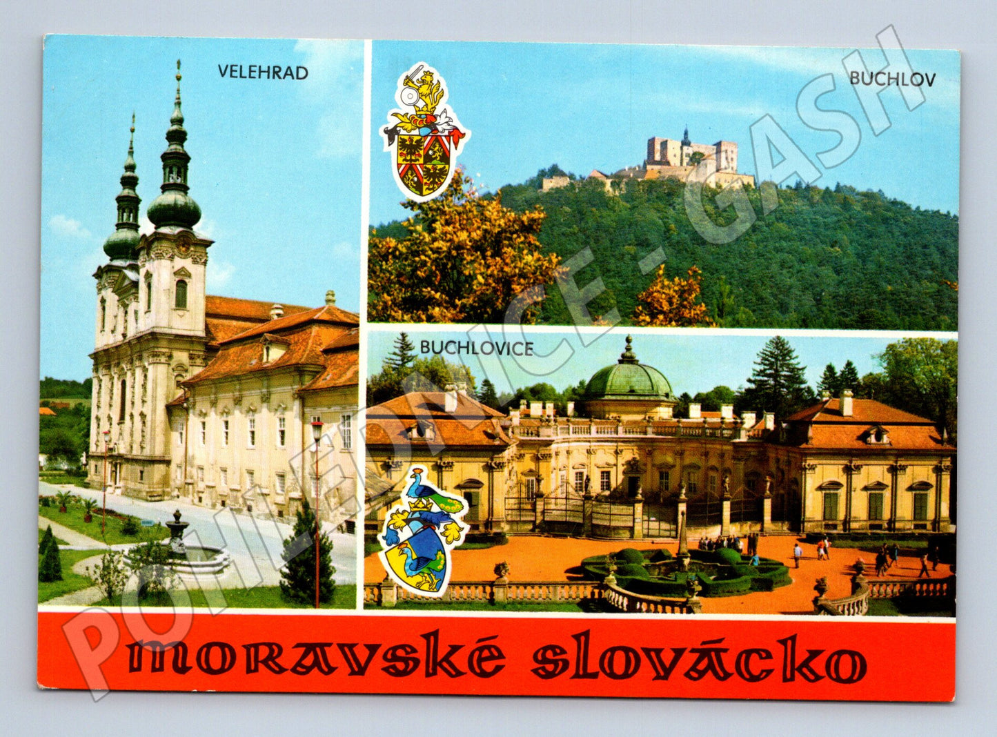 Pohlednice Moravské Slovácko Velehrad Buchlov Buchlovice (M32346)