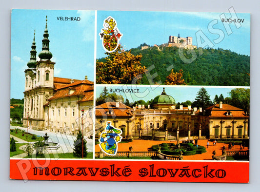 Pohlednice Moravské Slovácko Velehrad Buchlov Buchlovice (M32346)
