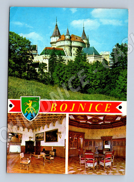 Pohlednice Slovensko Bojnice zámek 1960 (M32349)