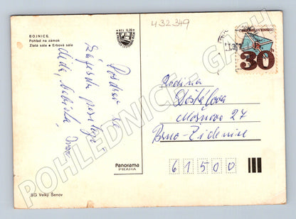 Pohlednice Slovensko Bojnice zámek 1960 (M32349)