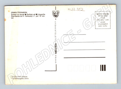 Pohlednice Šternberk zámek a rytířský sál (M32352)
