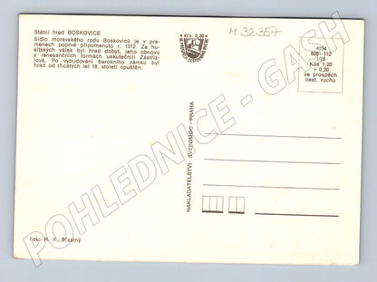 Pohlednice Boskovice Státní hrad (M32357)