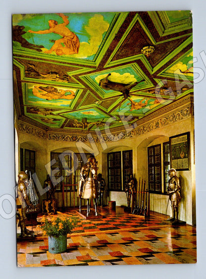 Pohlednice Telč Zámek Mramorový sál (M32360)