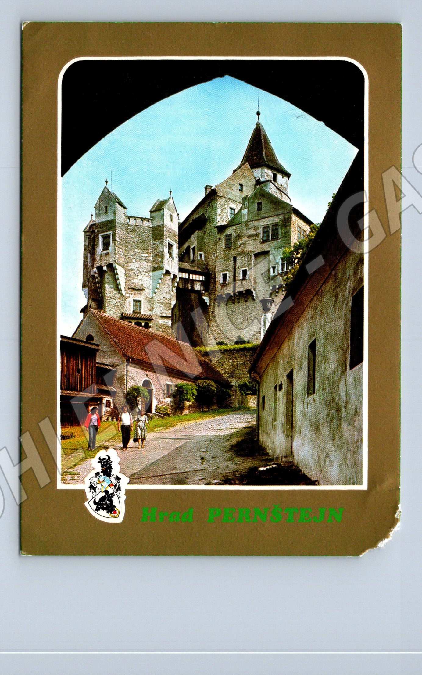 Pohlednice Pernštejn hrad 1985 (M32364)