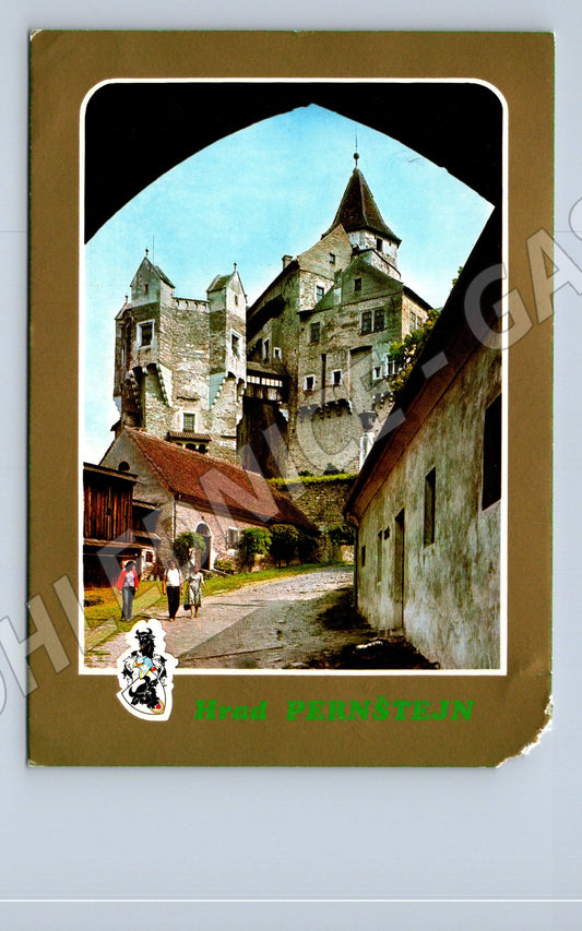 Pohlednice Pernštejn hrad 1985 (M32364)
