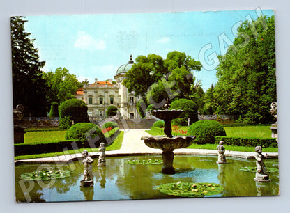 Pohlednice Buchlovice zámek zahrada fontána (M32368)