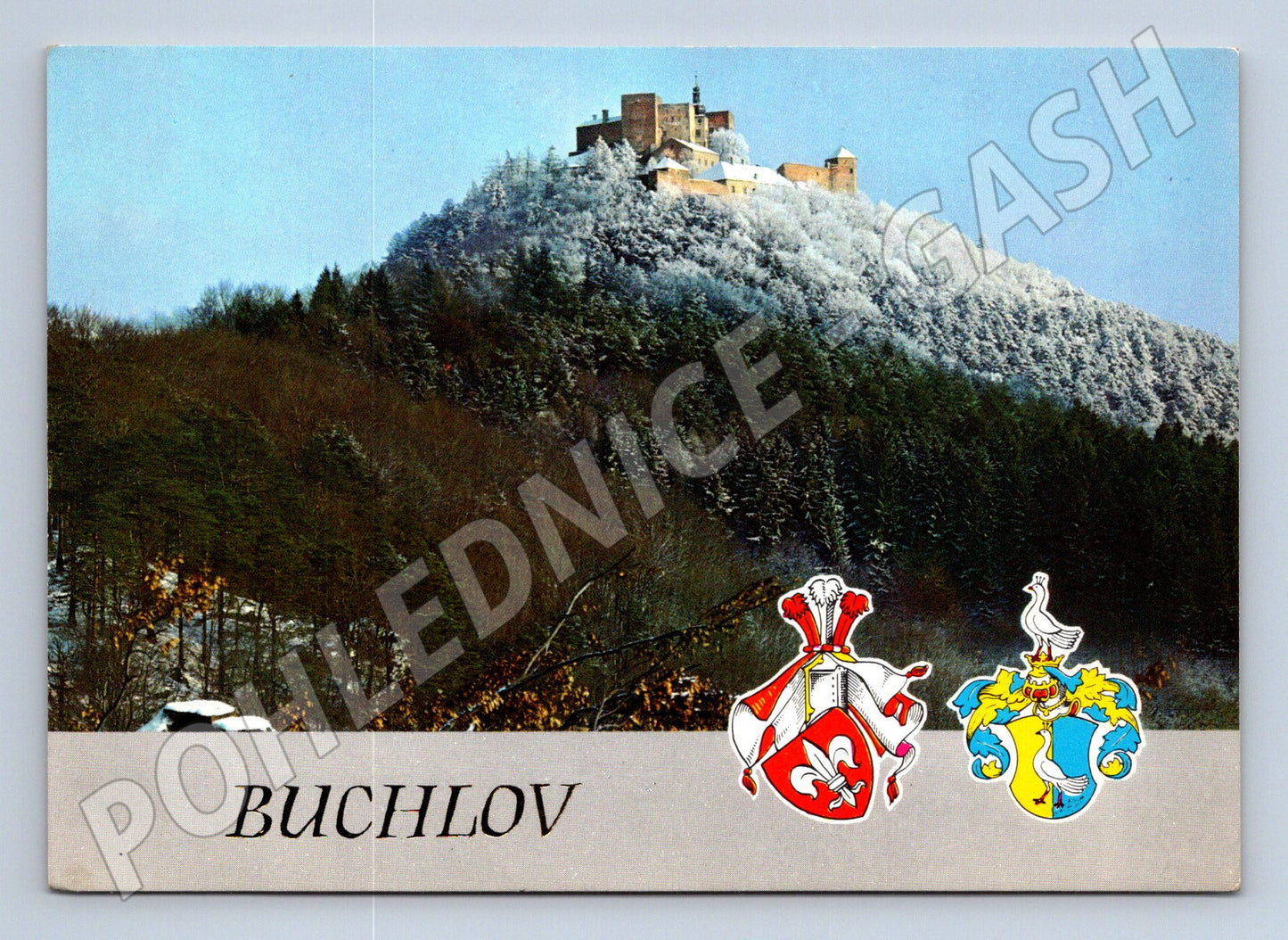 Pohlednice Buchlov hrad/zámek 1976 (M32372)