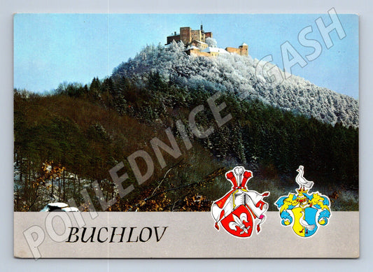 Pohlednice Buchlov hrad/zámek 1976 (M32372)