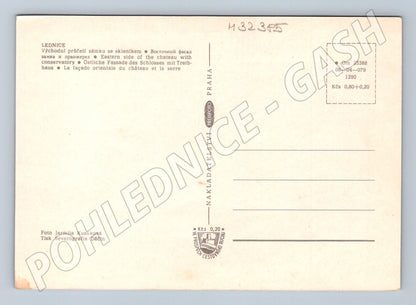 Pohlednice Lednice zámek a skleník (M32385)