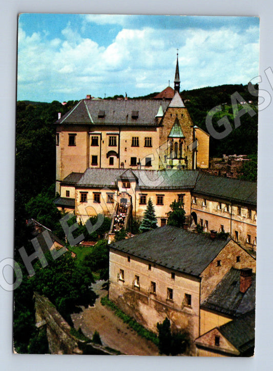 Pohlednice Šternberk na Moravě hrad 1952 (M32393)