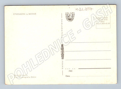 Pohlednice Šternberk na Moravě hrad 1952 (M32397)