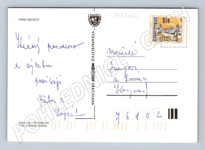 Pohlednice Slovensko Hrad Beckov (M32412)