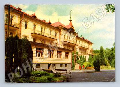 Pohlednice Slovensko Bardejovské Kúpele dům Dukla 1970 (M32414)
