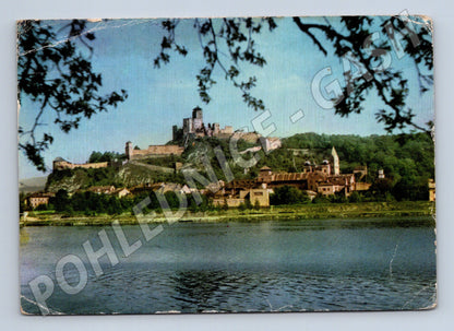 Pohlednice Slovensko Trenčín hrad a město (M32415)