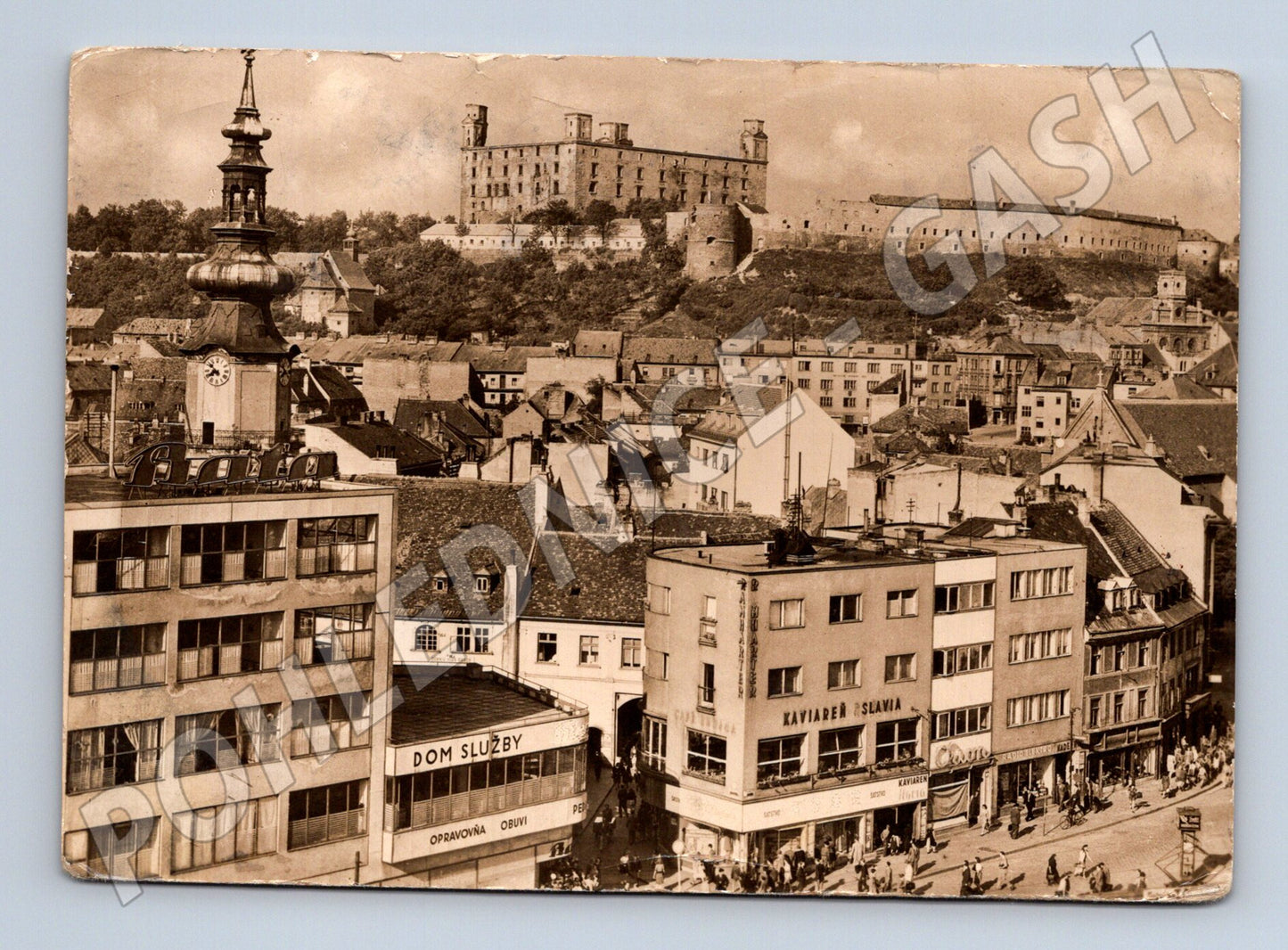 Pohlednice Slovensko Bratislava Hrad a město 1957 (M32425)