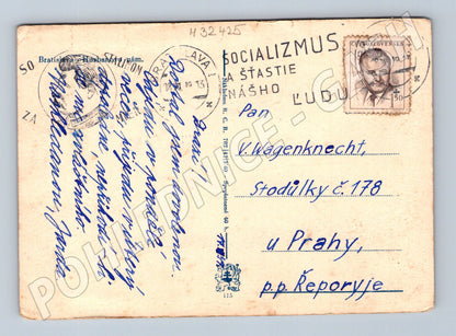 Pohlednice Slovensko Bratislava Hrad a město 1957 (M32425)