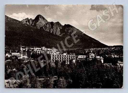 Pohlednice Slovensko Starý Smokovec Lomnický štít 1950 (M32429)