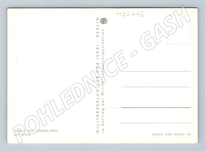 Pohlednice Německo (DDR) voják tank karavan 1983 (M32442)