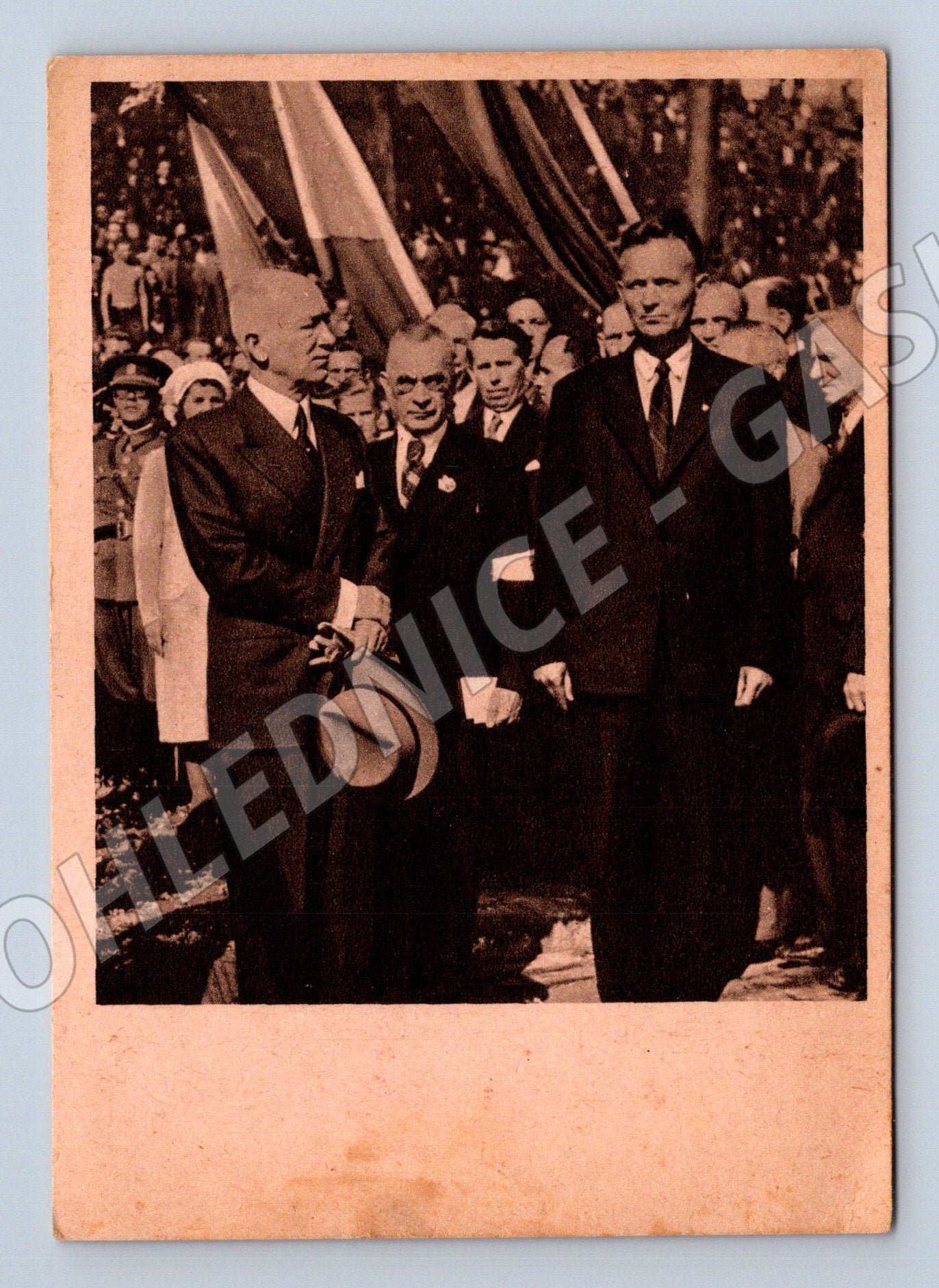 Pohlednice Vítání presidenta 1945 (M32446)