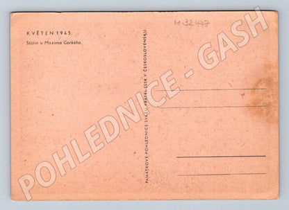 Pohlednice Rusko Stalin u Gorkého 1945 (M32447)