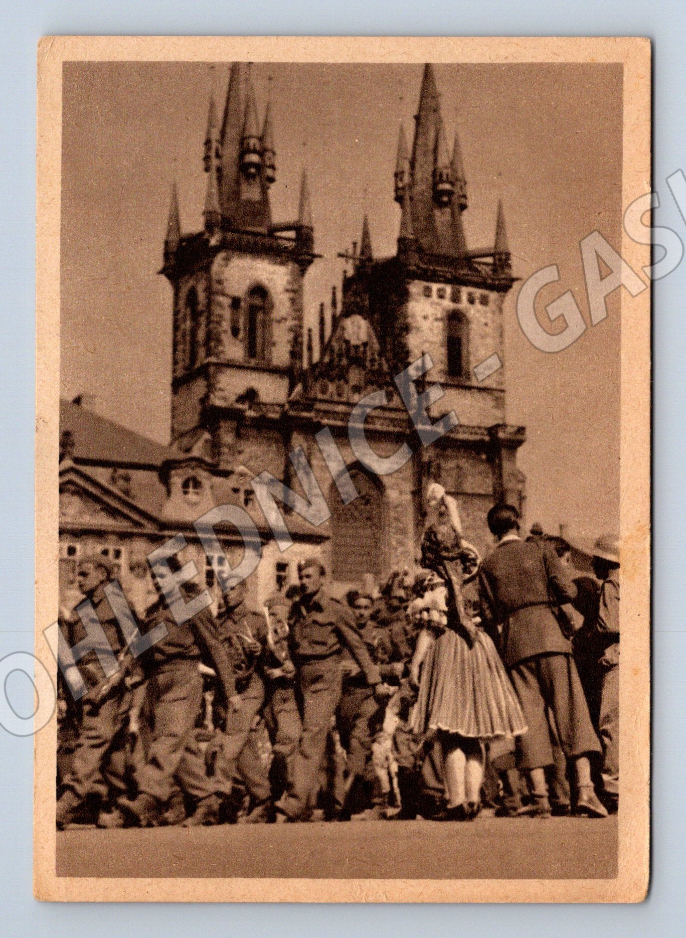 Pohlednice Praha Osvobození 1945 (M32454)