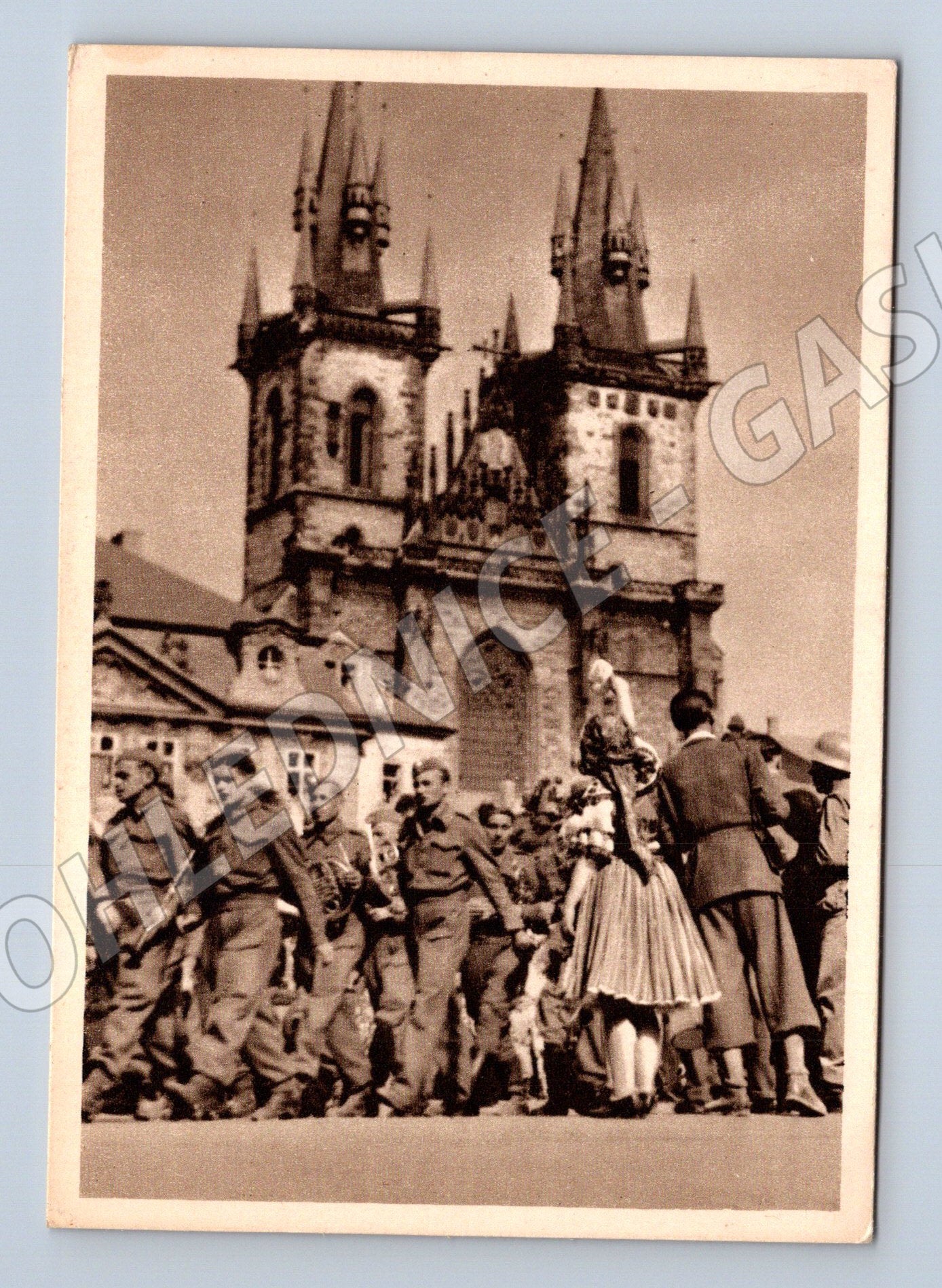 Pohlednice Praha Osvobození květen 1945 (M32455)