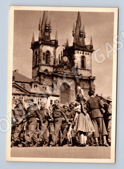 Pohlednice Praha Osvobození květen 1945 (M32455)