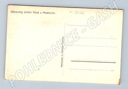 Pohlednice chrám Páně Přeštice (M3246)