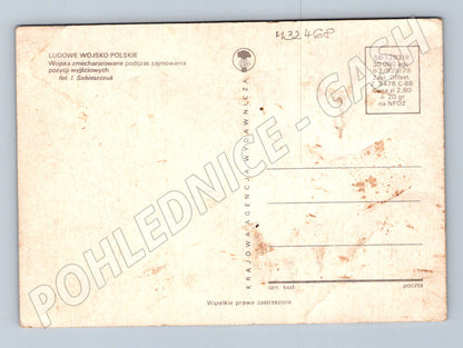 Pohlednice Polsko armáda tanky vozidla 1979 (M32468)