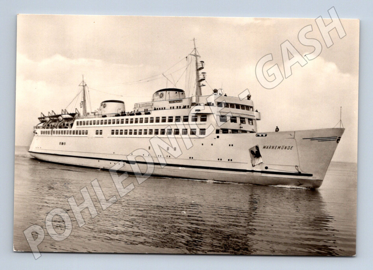 Pohlednice Nemecko Fährschiff Warnemünde 1974 (M32469)
